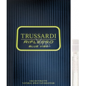 Trussardi Riflesso Blue Vibe toaletní voda pro muže 1,5 ml s rozprašovačem, vialka