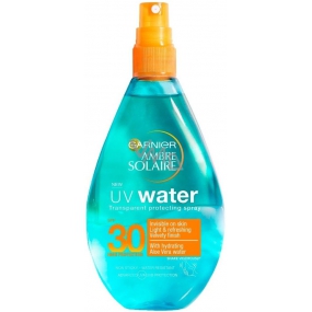 Garnier Ambre Solaire UV Water SPF30 sluneční ochrana čirá voda sprej 150 ml