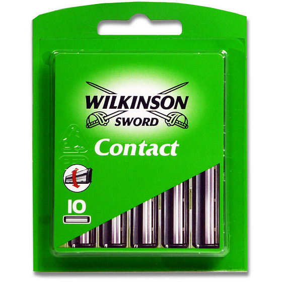 Wilkinson Sword Contact náhradní žiletky 10 kusů poškozený obal