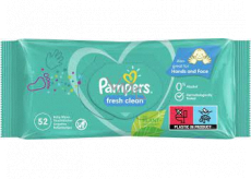 Pampers Fresh Clean vlhčené ubrousky pro děti 52 kusů