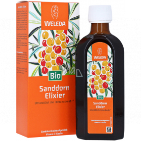 Weleda Bio Rakytníkový sirup certifikovaný organický, slazený cukrem a medem 250 ml