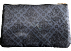 Diva & Nice Kosmetická kabelka saténová s barokním vzorem 16 x 27 cm