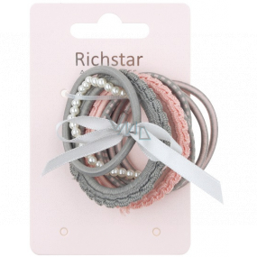 Richstar Accessories Gumičky do vlasů tenké 4,5 cm 8 kusů různé barvy