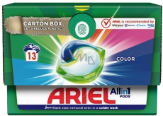 Ariel All-in-1 Pods Color gelové kapsle na barevné prádlo 13 kusů