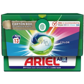 Ariel All-in-1 Pods Color gelové kapsle na barevné prádlo 13 kusů