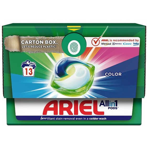 Ariel All-in-1 Pods Color gelové kapsle na barevné prádlo 13 kusů
