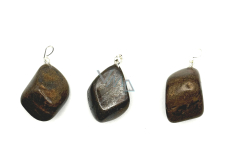 Bronzit Troml přívěsek přírodní kámen, 2,2 - 3 cm, 1 kus