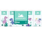 Harmony Kids Dino papírové kapesníky 3vrstvé 10 x 10 kusů
