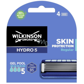 Wilkinson Sword Hydro 5 Gel Pool Regular náhradní břity pro muže 4 kusy