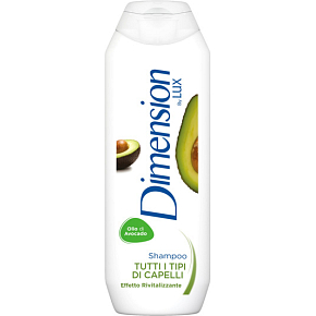 Dimension by LUX 2v1 šampón Avocado pro všechny typy vlasů, 250 ml