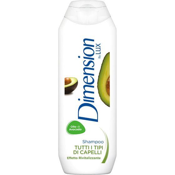 Dimension by LUX 2v1 šampón Avocado pro všechny typy vlasů, 250 ml