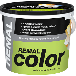 REMAL Color malířská barva na zeď 590 zelené jablko, 5 + 1 kg REMAL Color malířská barva na zeď 590 zelené jablko, 5 + 1 kg