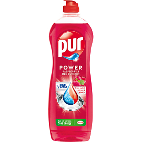 Pur čisticí prostředek na ruční mytí nádobí  Power Raspberry 750ml