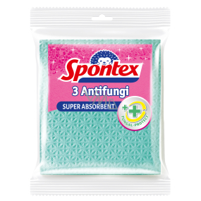 Spontex 3 Antibak antibakteriální houbová utěrka 3 kusy