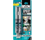 Bison Epoxy Metal dvousložkové epoxidové lepidlo s kovovým zabarvením 24 ml