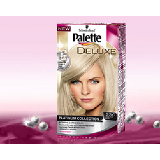 Schwarzkopf Palette Deluxe barva na vlasy 230 bílé zlato 115 ml