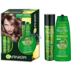 Garnier Fructis Objem a hustota šampon 250 ml + lak na vlasy 250 ml, kosmetická sada pro ženy