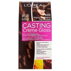 Loreal Paris Casting Creme Gloss barva na vlasy 503 mléčná čokoláda