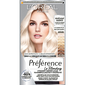 L'oreal Paris Préférence výkonný zesvětlovač na vlasy, Ultra Platinum extra platinová