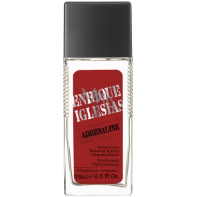 Enrique Iglesias Adrenaline parfémovaný deodorant sklo pro muže 75 ml
