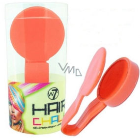 W7 Hair Chalk barvící křída na vlasy Peach Red 2 g