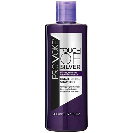 Pro:Voke Touch of Silver intenzivní šampon pro rozjasnění blond, platinových a bílých vlasů 200 ml