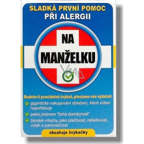 Nekupto Sladká první pomoc, Ovocné žvýkačky při alergii Na manželku 10 kusů