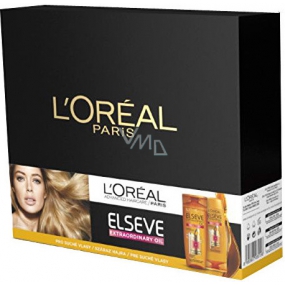 Loreal Paris Elseve Extraordinary Oil vyživující šampon na vlasy 250 ml + vyživující balzám na vlasy 200 ml, kosmetická sada