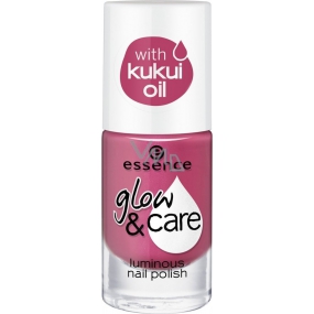 Essence Glow & Care Luminous Nail Polish lak na nehty 05 Love And Care 8 ml