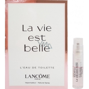 Lancome La Vie Est Belle L Eau de Toilette toaletní voda pro ženy 1,2 ml s rozprašovačem, vialka