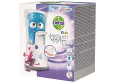 Dettol Kids Aloe Vera Dobrodruh bezdotykový dávkovač mýdla a náplň s mýdlem 250 ml