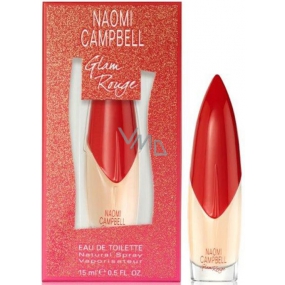 Naomi Campbell Glam Rouge toaletní voda pro ženy 15 ml