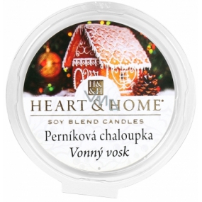 Heart & Home Perníková chaloupka Sojový přírodní vonný vosk 27 g