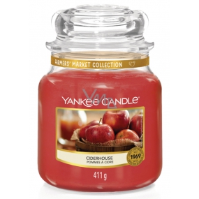 Yankee Candle Ciderhouse - Jablečný mošt vonná svíčka Classic střední sklo 411 g