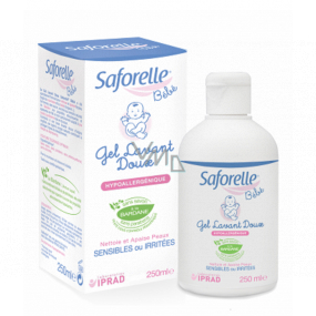 Saforelle Bébé jemný čistící gel 250 ml