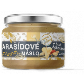 Allnature Arašídové máslo s bílou čokoládou 220 g