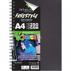 Artgecko Sketchbooks Skicák Freestyle A4 30 listů 250 g