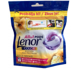 Lenor All in 1 Pods Color Gold Orchid gelové kapsle na praní barevného prádla 3 kusy