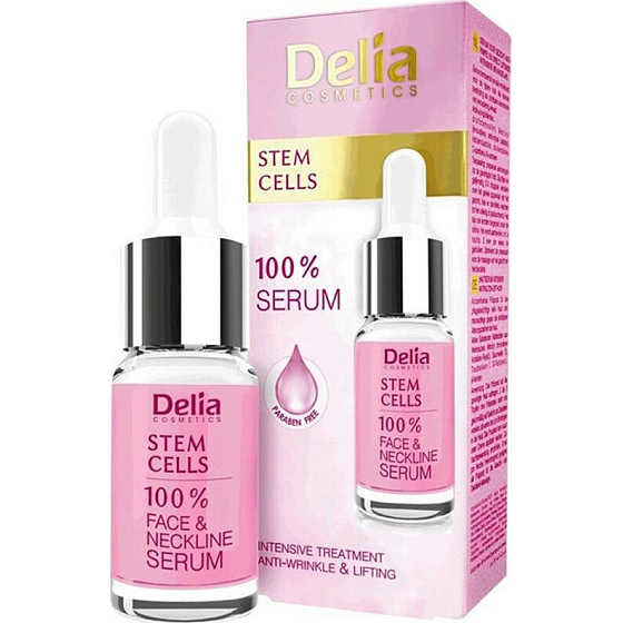 Delia Cosmetics 100% pleťové sérum s kmenovými buňkami pro zralou pleť 10 ml