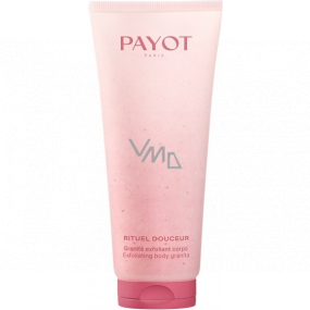 Payot Body Care Rituel Douceur Granité Exfoliante Corps dvojitý tělový peeling s růženínem pro všechny typy pleti 200 ml