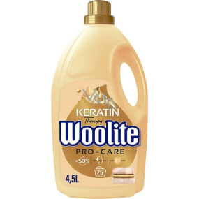 Woolite Keratin Therapy Pro-Care prací gel s keratinem zjemňuje a chrání vlákna 75 dávek 4,5 l