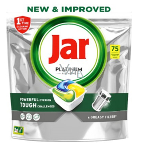 Jar Platinum All in One Lemon kapsle do myčky nádobí 75 kusů