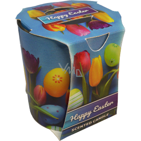 Admit Verona Easter Tulips vonná svíčka ve skle 90 g