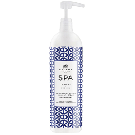 Kallos Spa Mořské řasy krémový sprchový gel 1000 ml pumpička