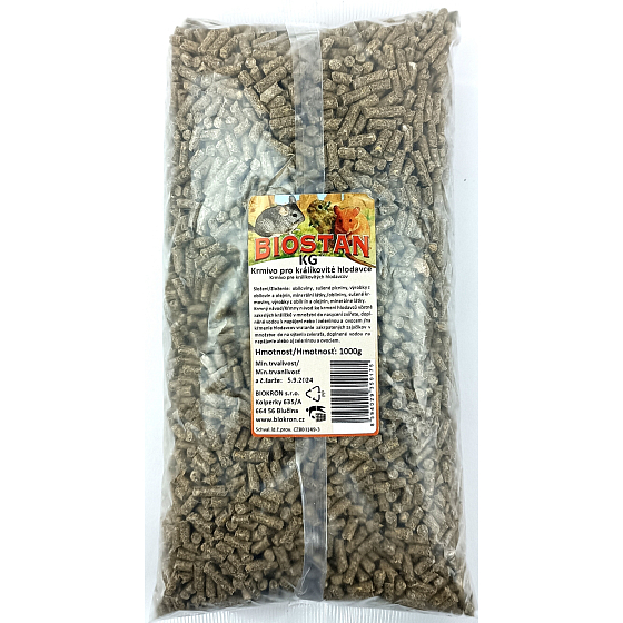 Biostan krmivo pro králíkovité Hlodavce 1 kg