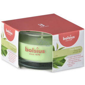 Bolsius True Scents Green Tea - Zelený čaj vonná svíčka ve skle 80 x 50 mm