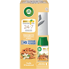 Air Wick FreshMatic Vanilka a Santalové dřevo strojek a náplň, 250 ml