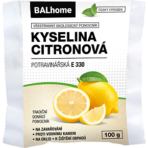 BALhome kyselina citronová potravinářská E 330, 100 g