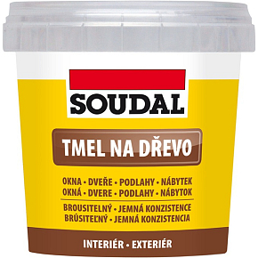 Soudal tmel na dřevo, bílý, 250 g