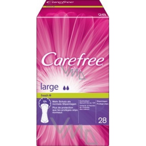 Carefree Plus Large Fresh slipové intimní vložky 28 kusů